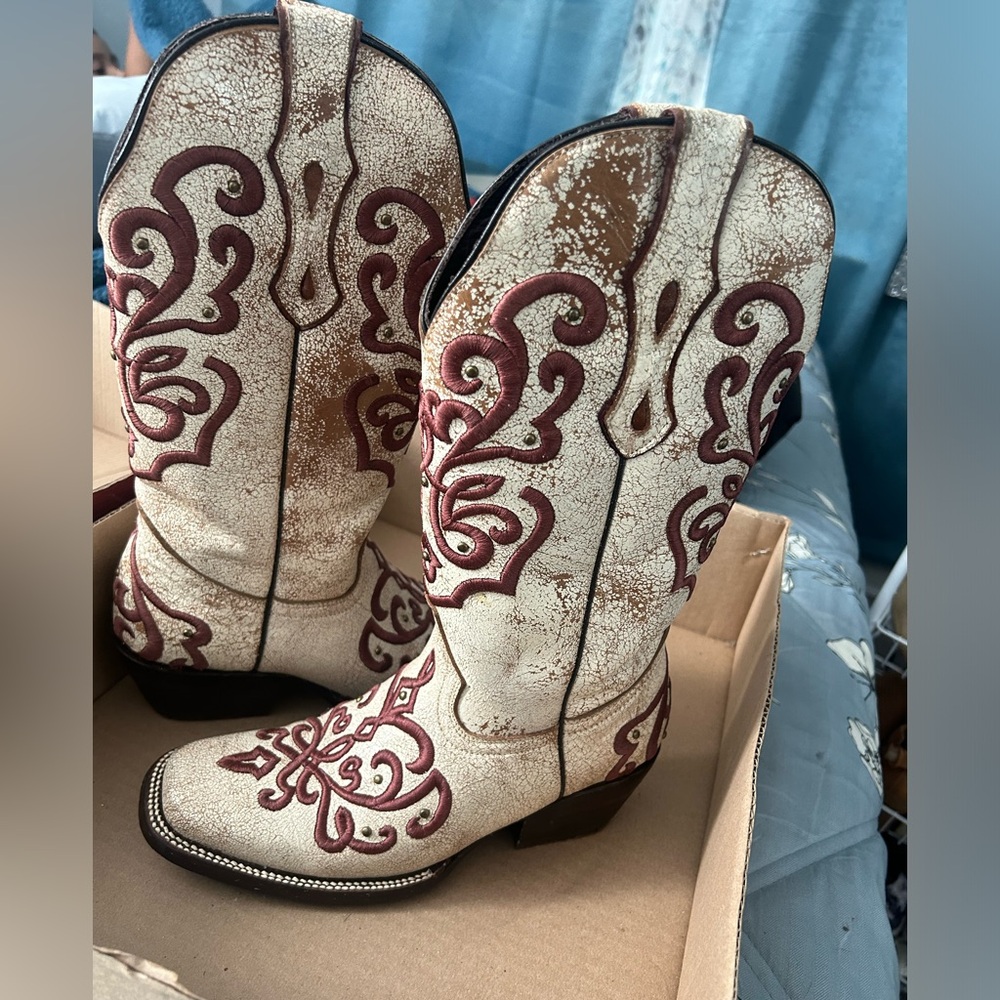 Brown Leather Boots